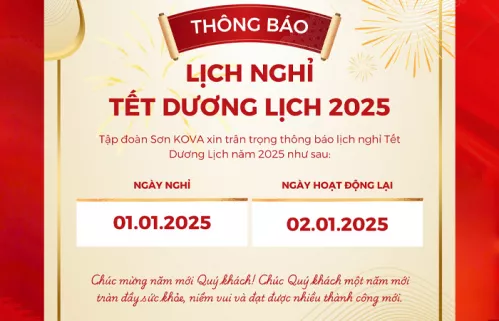 Thông báo lịch nghỉ Tết Dương lịch 2025