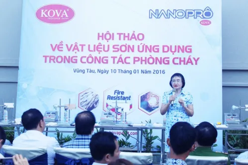 Hội thảo về vật liệu sơn ứng dụng trong công tác Phòng cháy